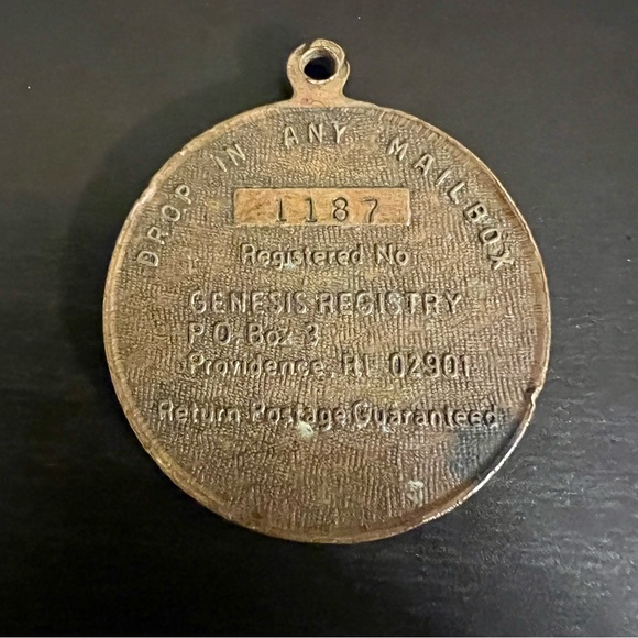 Jesus First Genesis Registry Medallion - Picture 2 of 2